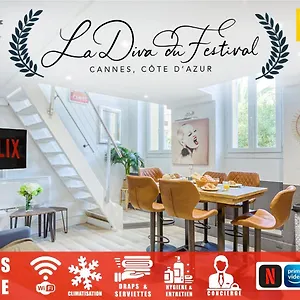 La Diva Du Festival - 10 Mn Palais&plages - Cosy&calme - Clim - Wifi Cannes
